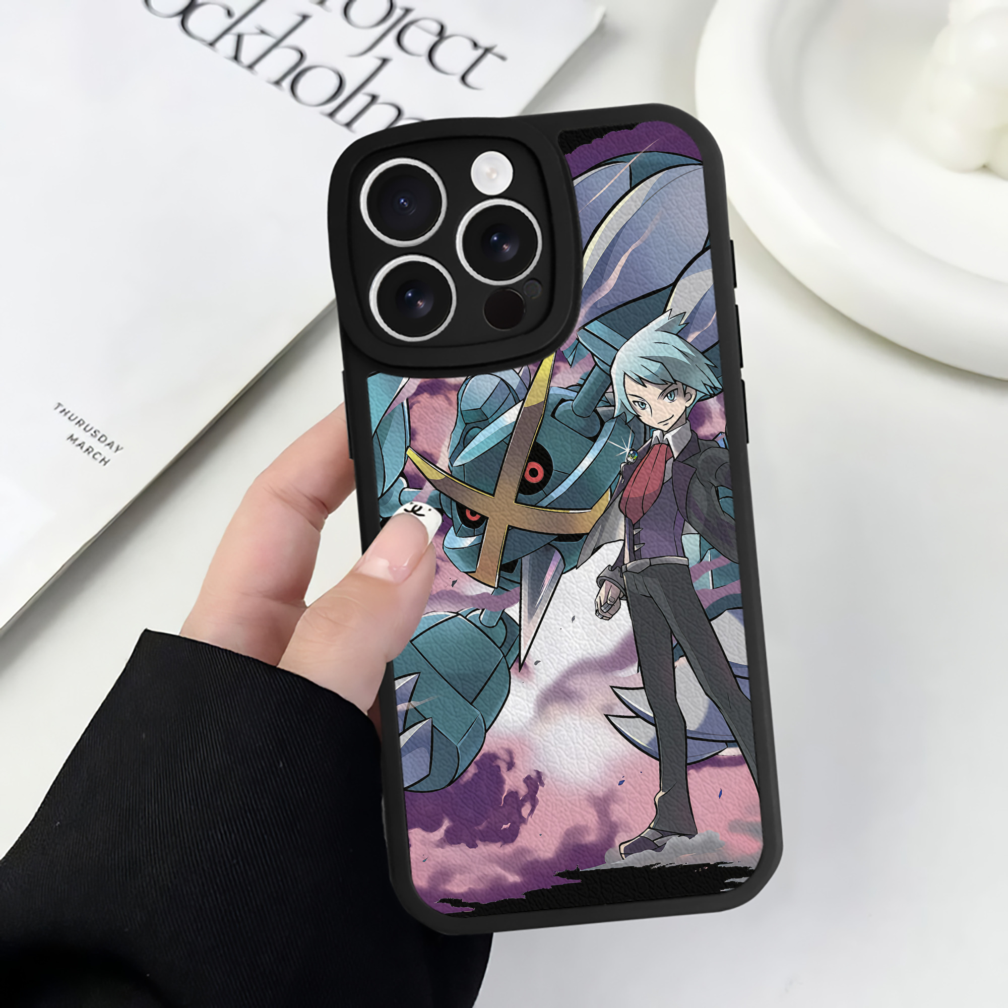 （画像用） ポケットモンスター Pokémon 【iPhone 16シリーズ対応】シリコンスマホケース（レザー調） 材質：シリコン